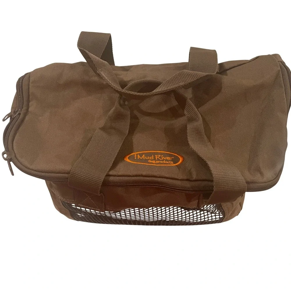 Mud River Dog Products Gear Bag Unisex Brown Ventilated Mesh Hunting Tote